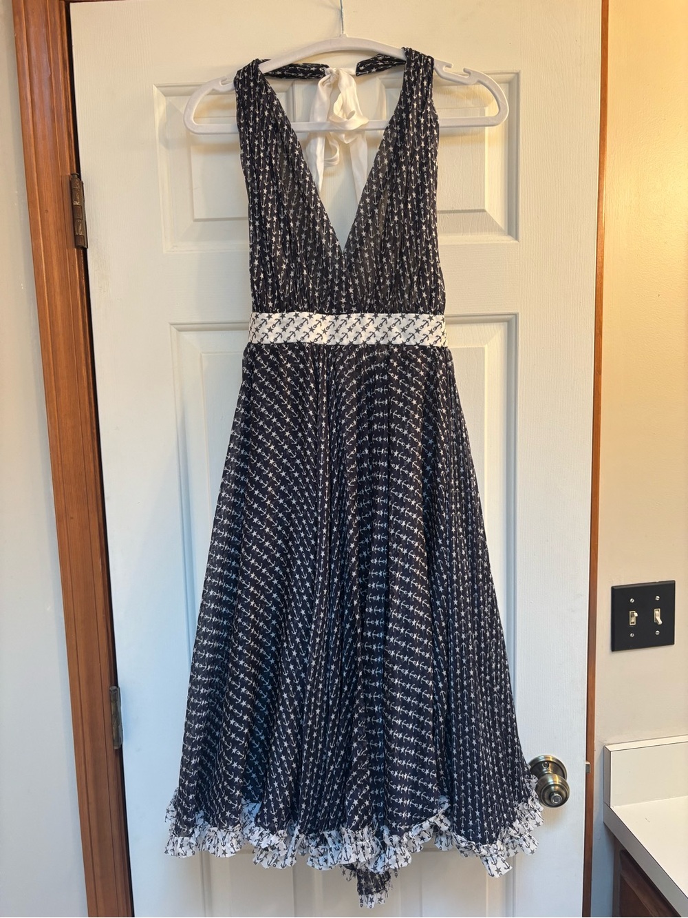 Dolce & Gabbana Silk Halter Dress